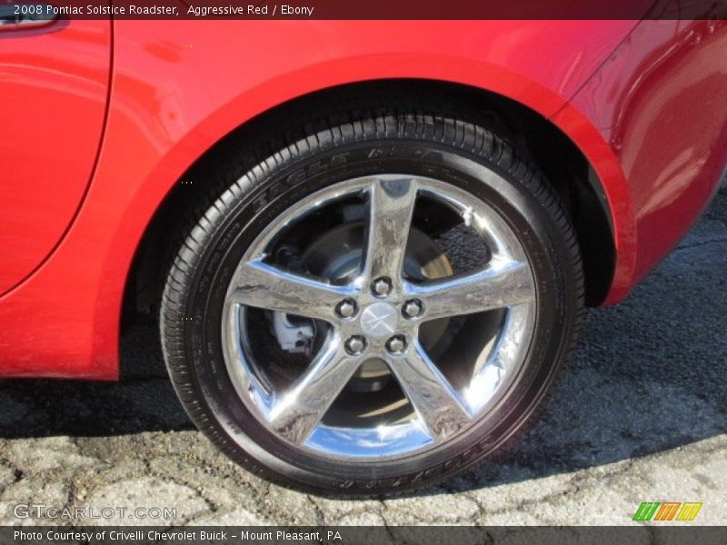 Aggressive Red / Ebony 2008 Pontiac Solstice Roadster