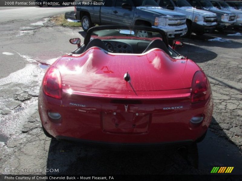 Aggressive Red / Ebony 2008 Pontiac Solstice Roadster