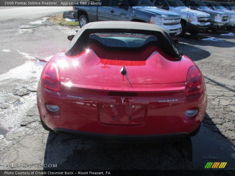 Aggressive Red / Ebony 2008 Pontiac Solstice Roadster