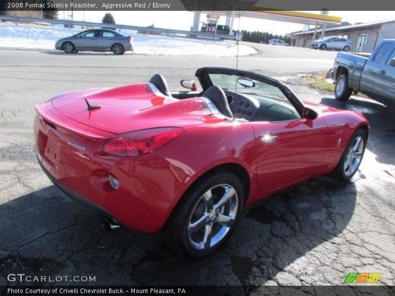 Aggressive Red / Ebony 2008 Pontiac Solstice Roadster