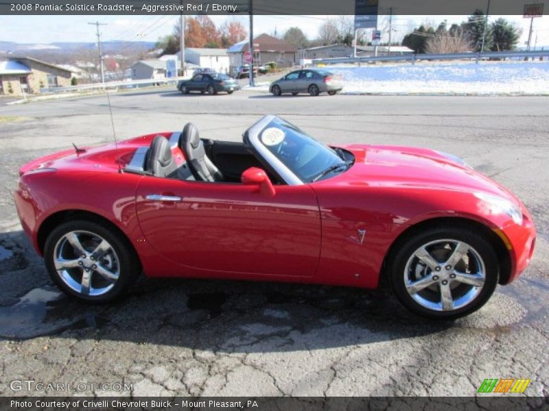 Aggressive Red / Ebony 2008 Pontiac Solstice Roadster