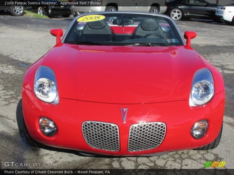 Aggressive Red / Ebony 2008 Pontiac Solstice Roadster