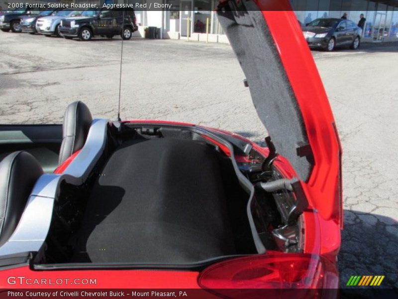 Aggressive Red / Ebony 2008 Pontiac Solstice Roadster