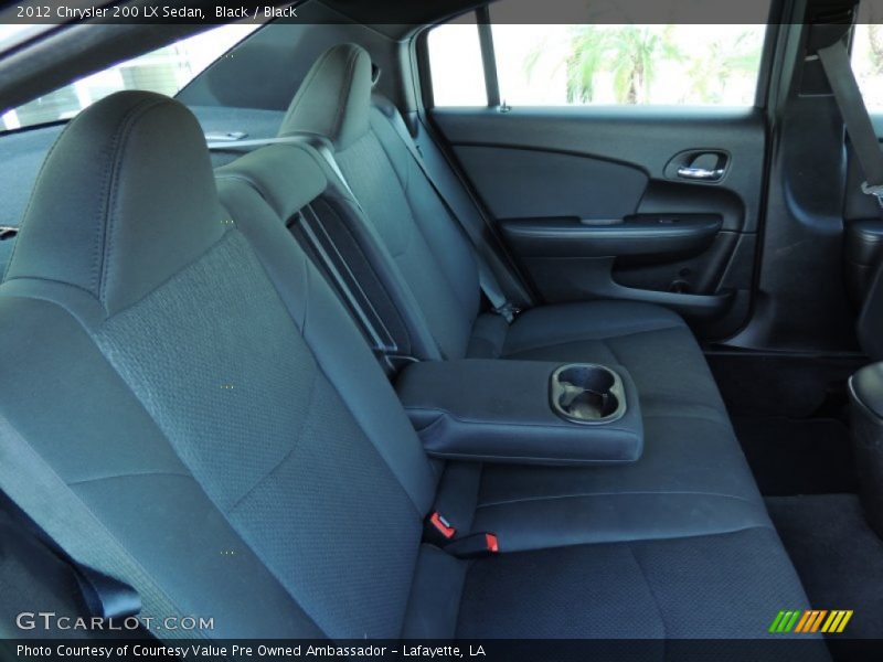 Black / Black 2012 Chrysler 200 LX Sedan