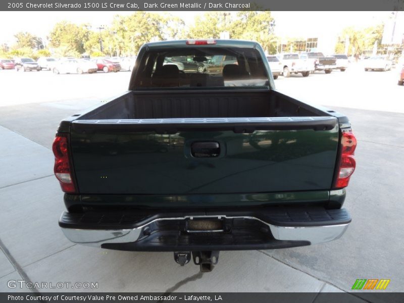 Dark Green Metallic / Dark Charcoal 2005 Chevrolet Silverado 1500 LS Crew Cab
