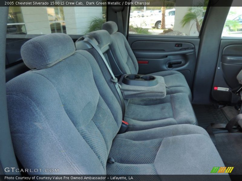 Dark Green Metallic / Dark Charcoal 2005 Chevrolet Silverado 1500 LS Crew Cab