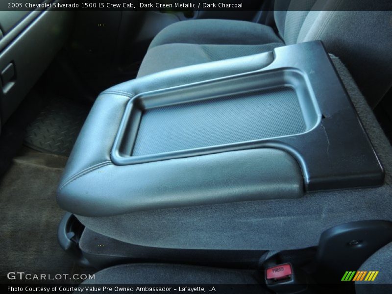 Dark Green Metallic / Dark Charcoal 2005 Chevrolet Silverado 1500 LS Crew Cab
