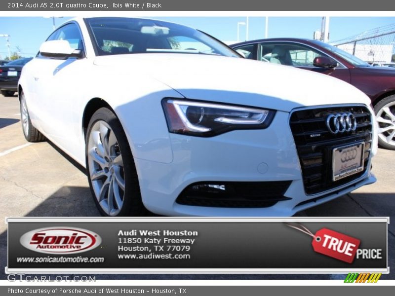 Ibis White / Black 2014 Audi A5 2.0T quattro Coupe