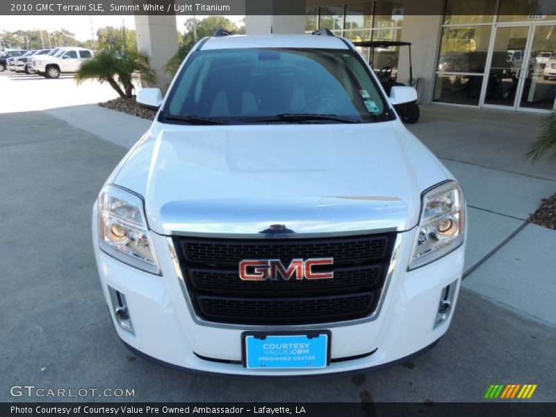 Summit White / Light Titanium 2010 GMC Terrain SLE