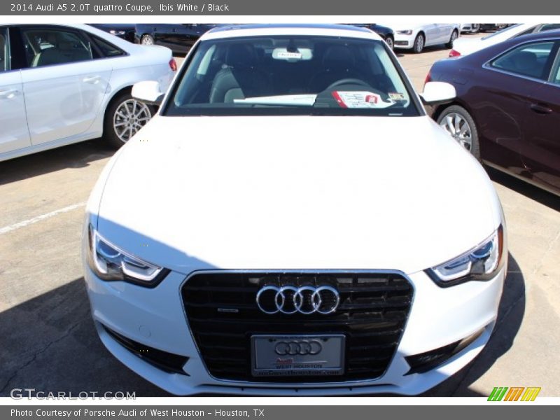 Ibis White / Black 2014 Audi A5 2.0T quattro Coupe