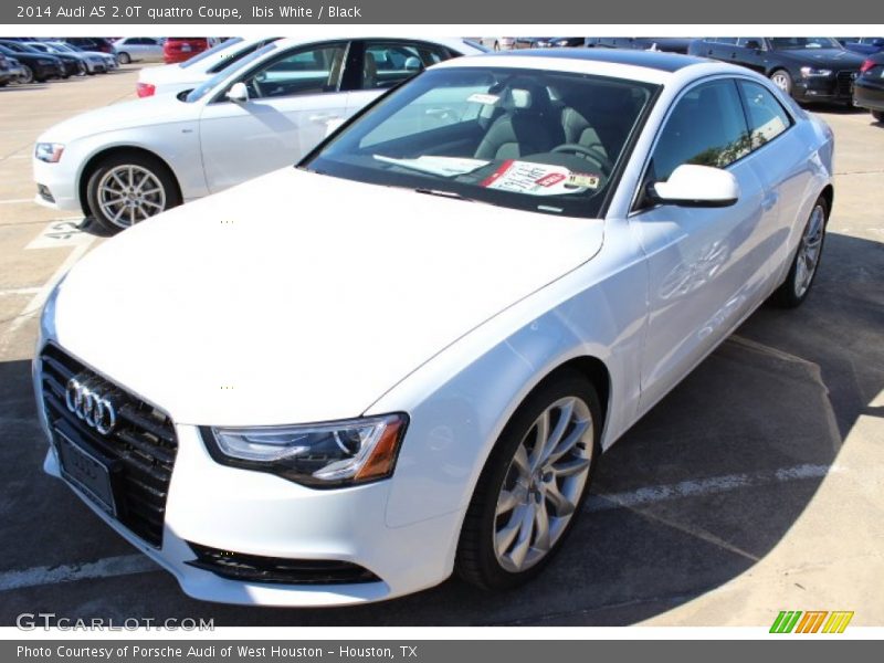 Ibis White / Black 2014 Audi A5 2.0T quattro Coupe
