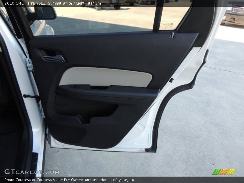 Summit White / Light Titanium 2010 GMC Terrain SLE