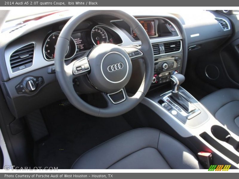Ibis White / Black 2014 Audi A5 2.0T quattro Coupe