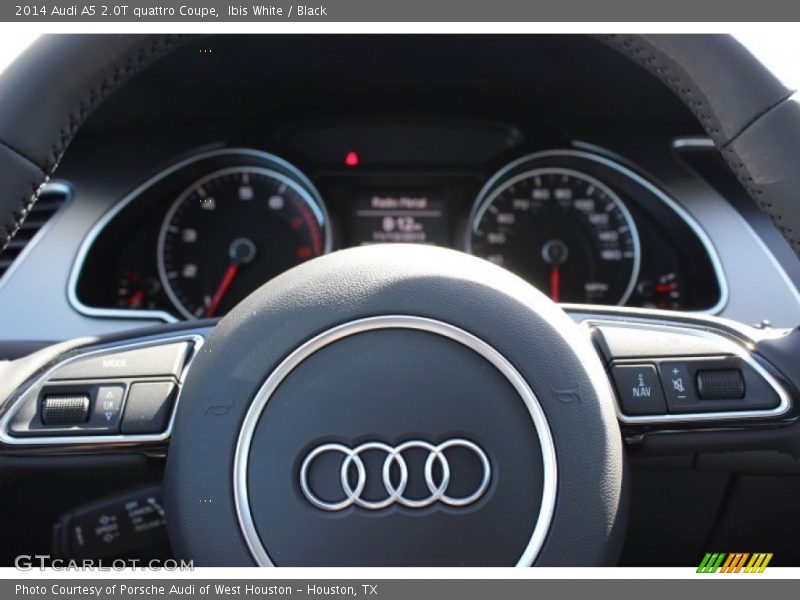 Ibis White / Black 2014 Audi A5 2.0T quattro Coupe