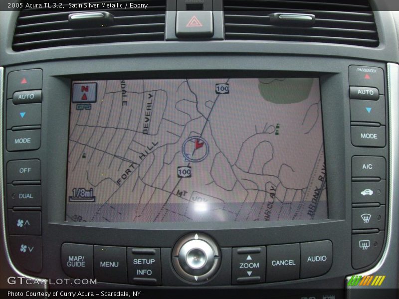 Satin Silver Metallic / Ebony 2005 Acura TL 3.2