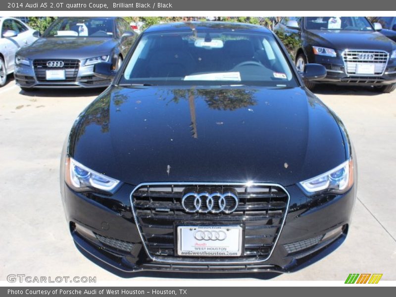 Brilliant Black / Black 2014 Audi A5 2.0T quattro Coupe