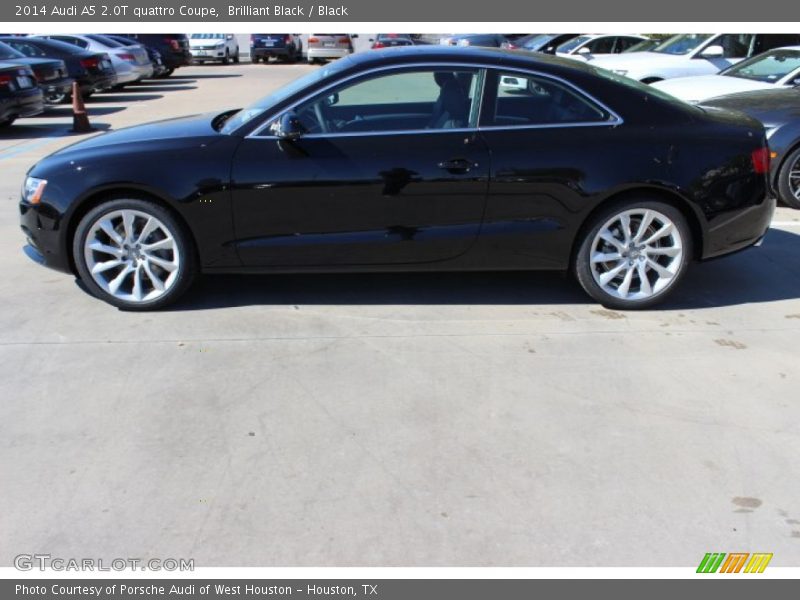 Brilliant Black / Black 2014 Audi A5 2.0T quattro Coupe