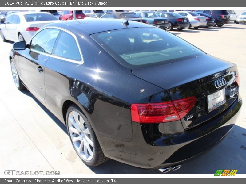 Brilliant Black / Black 2014 Audi A5 2.0T quattro Coupe