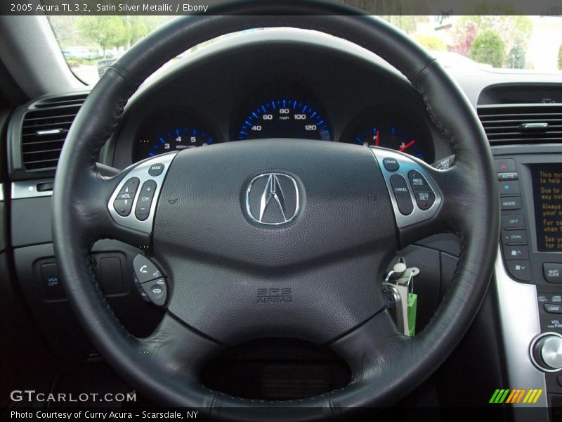 Satin Silver Metallic / Ebony 2005 Acura TL 3.2