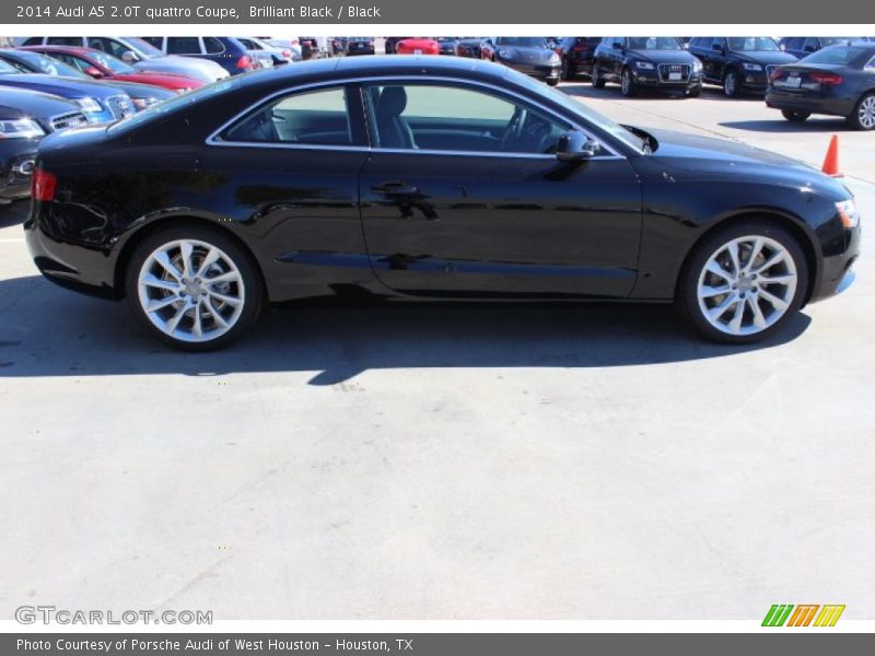 Brilliant Black / Black 2014 Audi A5 2.0T quattro Coupe
