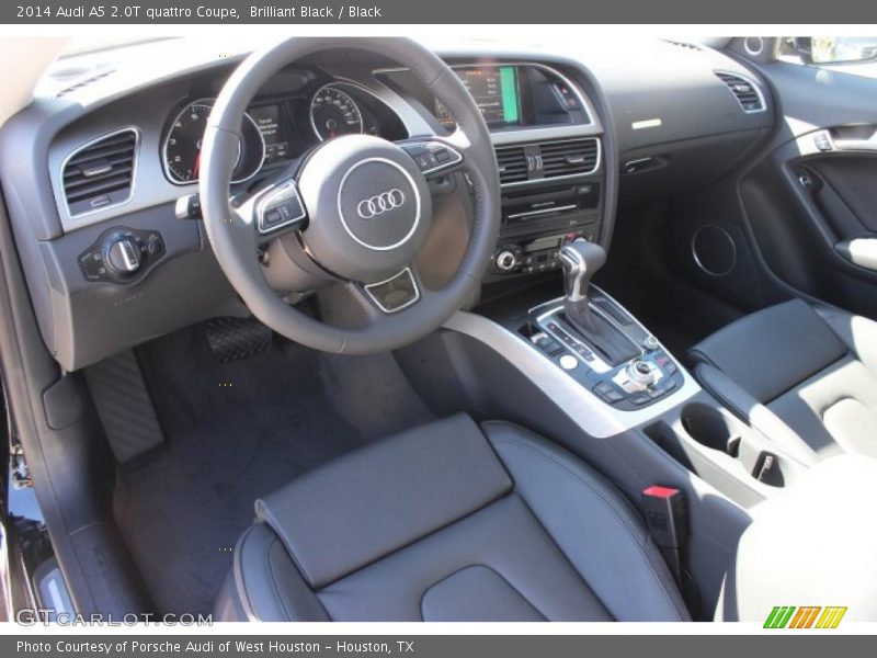 Brilliant Black / Black 2014 Audi A5 2.0T quattro Coupe