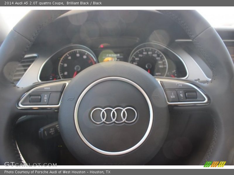 Brilliant Black / Black 2014 Audi A5 2.0T quattro Coupe