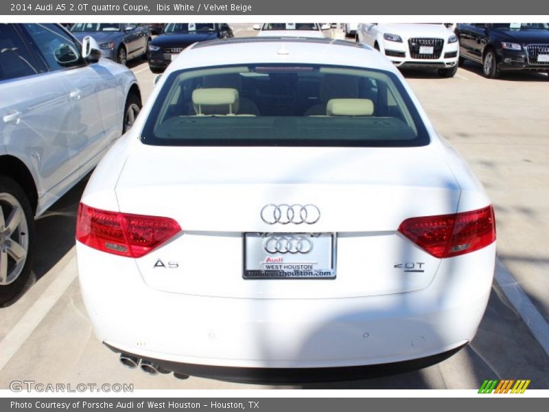 Ibis White / Velvet Beige 2014 Audi A5 2.0T quattro Coupe