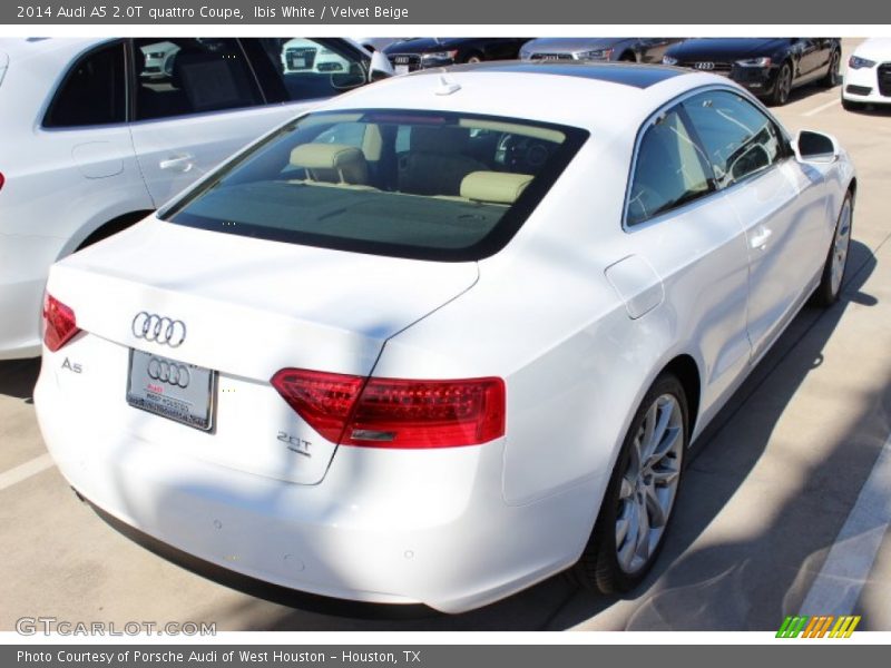 Ibis White / Velvet Beige 2014 Audi A5 2.0T quattro Coupe