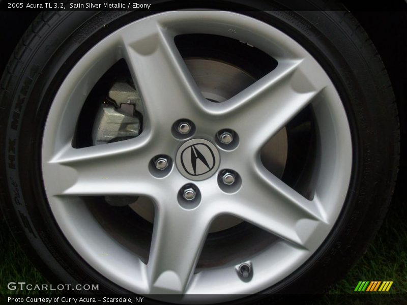 Satin Silver Metallic / Ebony 2005 Acura TL 3.2