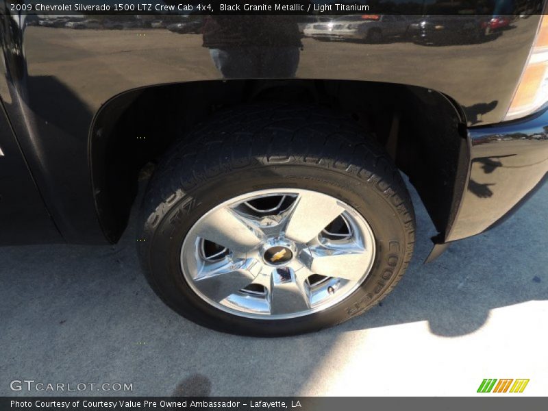 Black Granite Metallic / Light Titanium 2009 Chevrolet Silverado 1500 LTZ Crew Cab 4x4