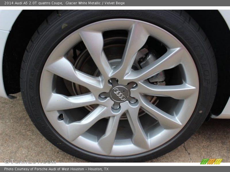 Glacier White Metallic / Velvet Beige 2014 Audi A5 2.0T quattro Coupe