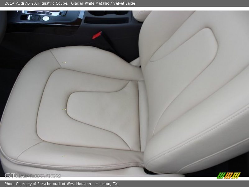 Glacier White Metallic / Velvet Beige 2014 Audi A5 2.0T quattro Coupe