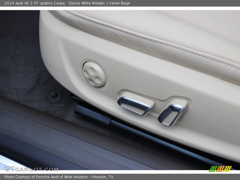 Glacier White Metallic / Velvet Beige 2014 Audi A5 2.0T quattro Coupe