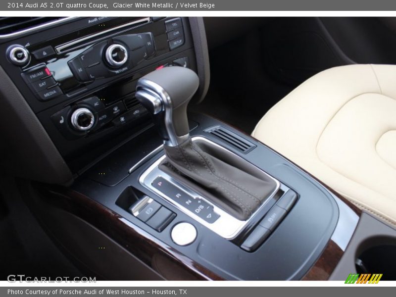 Glacier White Metallic / Velvet Beige 2014 Audi A5 2.0T quattro Coupe