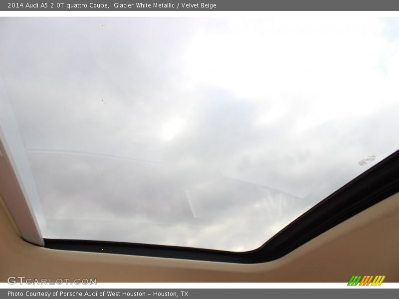 Glacier White Metallic / Velvet Beige 2014 Audi A5 2.0T quattro Coupe