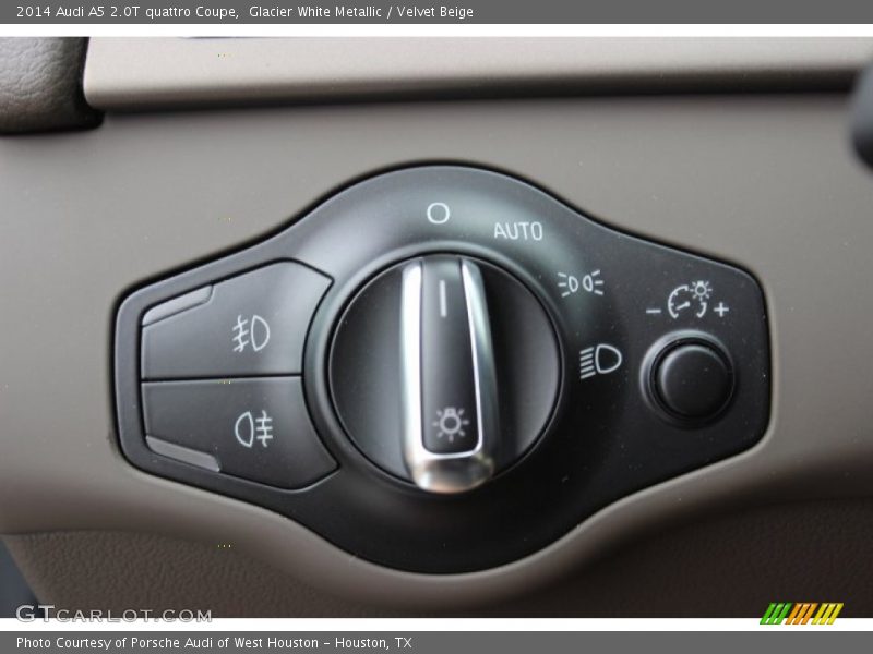 Glacier White Metallic / Velvet Beige 2014 Audi A5 2.0T quattro Coupe