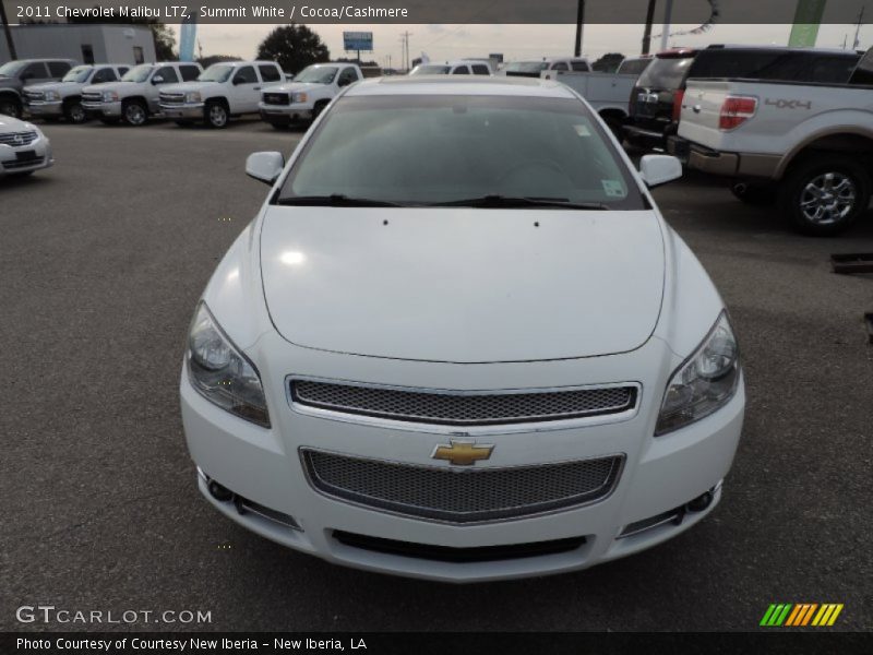 Summit White / Cocoa/Cashmere 2011 Chevrolet Malibu LTZ