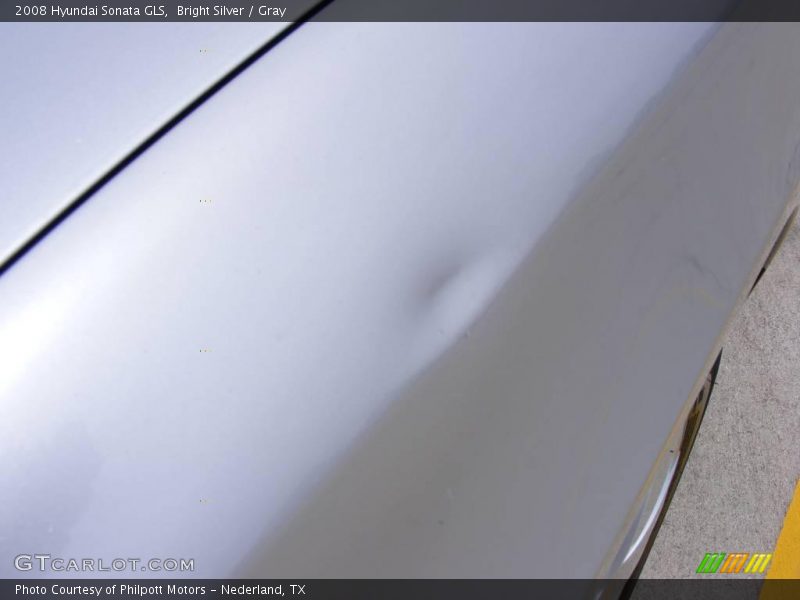 Bright Silver / Gray 2008 Hyundai Sonata GLS
