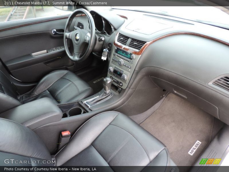 Summit White / Cocoa/Cashmere 2011 Chevrolet Malibu LTZ
