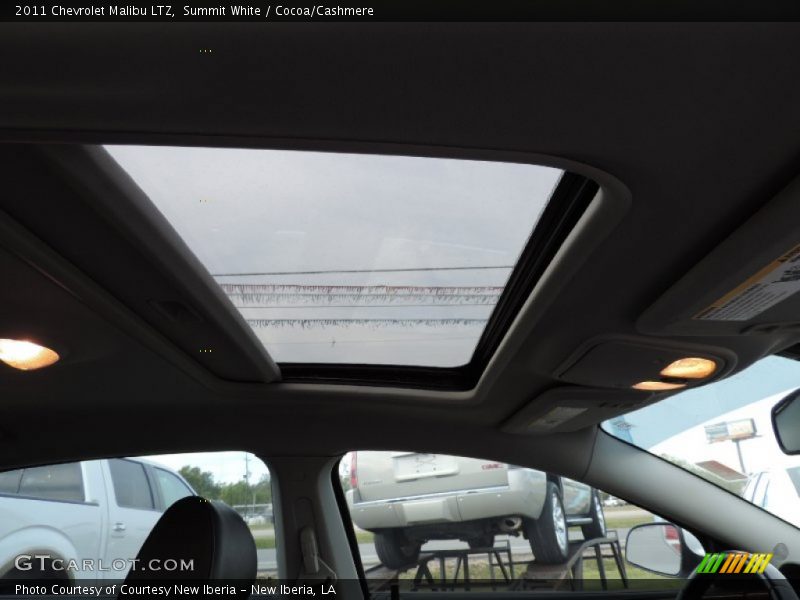 Summit White / Cocoa/Cashmere 2011 Chevrolet Malibu LTZ