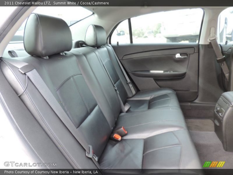 Summit White / Cocoa/Cashmere 2011 Chevrolet Malibu LTZ