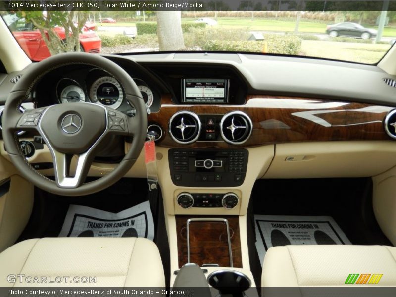Polar White / Almond Beige/Mocha 2014 Mercedes-Benz GLK 350