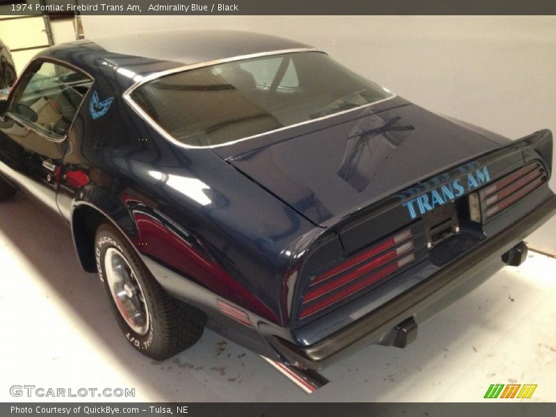 Admirality Blue / Black 1974 Pontiac Firebird Trans Am