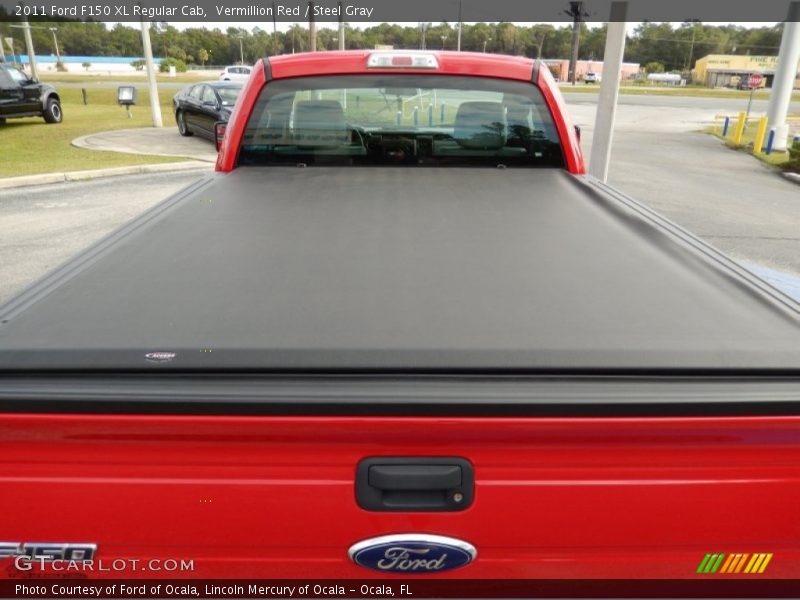 Vermillion Red / Steel Gray 2011 Ford F150 XL Regular Cab