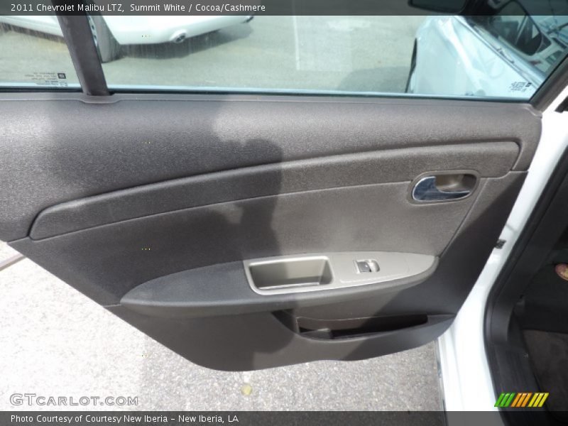 Summit White / Cocoa/Cashmere 2011 Chevrolet Malibu LTZ