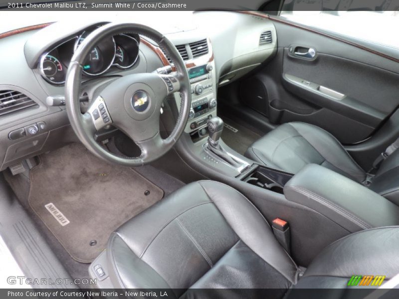 Summit White / Cocoa/Cashmere 2011 Chevrolet Malibu LTZ