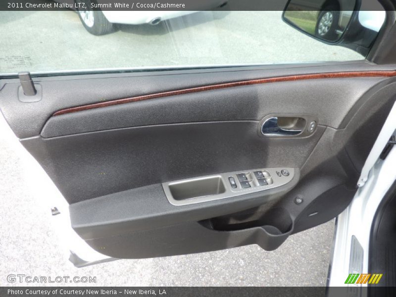 Summit White / Cocoa/Cashmere 2011 Chevrolet Malibu LTZ
