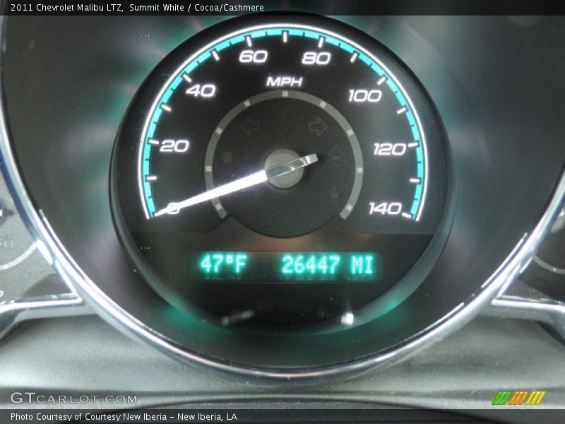 Summit White / Cocoa/Cashmere 2011 Chevrolet Malibu LTZ