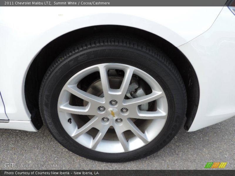 Summit White / Cocoa/Cashmere 2011 Chevrolet Malibu LTZ
