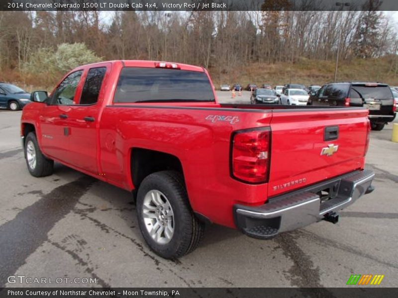 Victory Red / Jet Black 2014 Chevrolet Silverado 1500 LT Double Cab 4x4